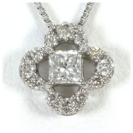 Autre Marque Colar de platina com diamantes Outro