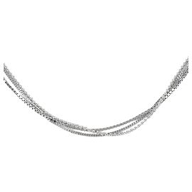 Autre Marque Collier en or blanc 18K Doré