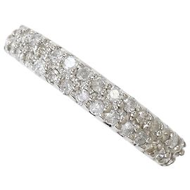 Autre Marque 14K Weißgold-Ring mit Diamant Golden