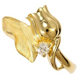 Autre Marque 18K Gelbgold Diamantring Golden