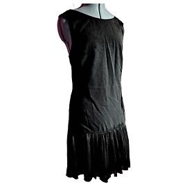 Sandro E15 Replay black pleated dress Black