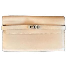 Kelly beige Hermès wallet Other