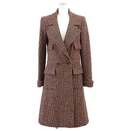 Cappotto in lana e seta tweed Chanel Multicolore