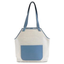Borsa a Spalla Hermès Jardiniere Toilash Clemence Blu Altro