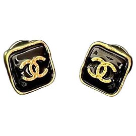 Orecchini quadrati Chanel Coco Mark D'oro