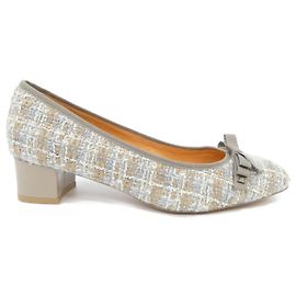 Lanvin en Bleu Pumps Beige