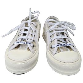 Christian Dior D-Connect Sneaker Weiß Beige
