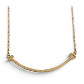 Tiffany & Co Colar Tiffany T Smile Small em ouro amarelo Dourado
