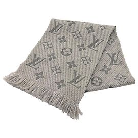 Echarpe de mistura de lã e seda Logomania Louis Vuitton Outro