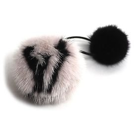 Scrunchie de pelo de vison Louis Vuitton Outro