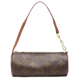 Louis Vuitton Marron Monogram Papillon Pochette Marron