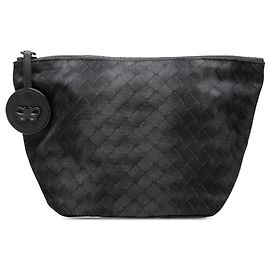 Pochette Intrecciomirage en nylon noir Bottega Veneta Noir