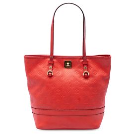 Louis Vuitton Red Monogram Empreinte Citadine PM Rot