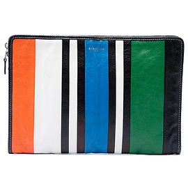 Balenciaga Black Lambskin Bazar Clutch Other