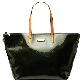 Louis Vuitton Green Monogram Vernis Bellevue GM Vert Vert foncé