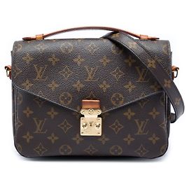 Louis Vuitton Marrom Monogram Pochette Metis Marrom