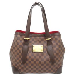 Bolsa Tote Louis Vuitton Hampstead MM Marrom