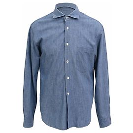 Comme Des Garcons Camicia in denim con bottoni Comme Des Garçons in cotone blu Blu