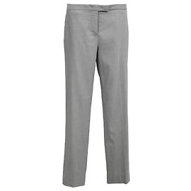 Calças de perna reta Jil Sander em lã virgem cinzenta Cinza