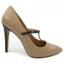 Coach Pumps Braun Schwarz