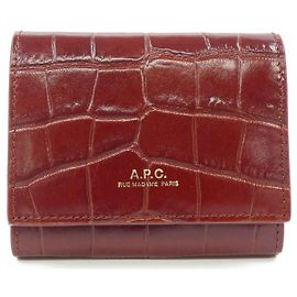 Apc A.P.C. Wallet Red