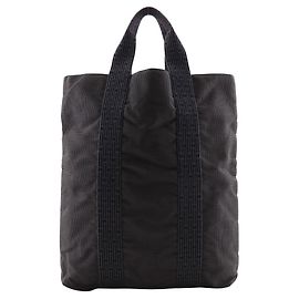 Hermès Hermes Herline Cabas Nylon Canvas Tote Bag Brown