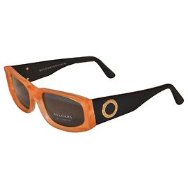 Bulgari Occhiali da sole Bvlgari 805 522S Arancione e Nero Nero Arancione