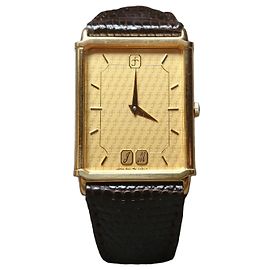 Montre Seiko "f" Quartz Plaqué Or Réf. 7430-5630 Doré