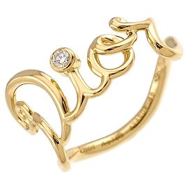 Christian Dior Amour #48 Diamond Ring in 18K Yellow Gold Golden