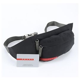 Autre Marque Sac banane/Pochette de taille 2-en-1 noir Prada Sport Noir