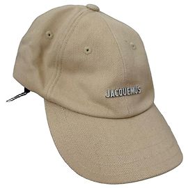 Jacquemus Gorra de Algodón Beige Beige