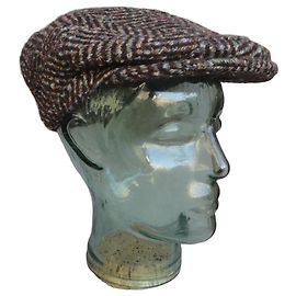 Autre Marque Gorra plana A.S. Mallinson de tweed multicolor Castaño Multicolor