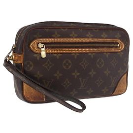 LOUIS VUITTON Monogram Marly Dragonne GM Clutch Bag M51825 LV Auth ep15095 Monograma