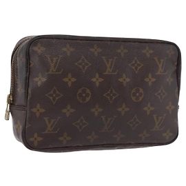 LOUIS VUITTON Monogram Trousse Toilette 23 Clutch Bag M47524 LV Auth 192060 Monogramma