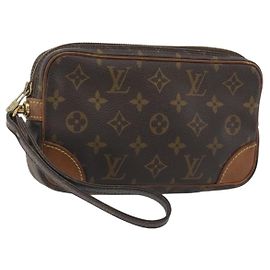 LOUIS VUITTON Monogram Marly Dragonne PM Clutch M51827 LV Auth 192190 Monograma