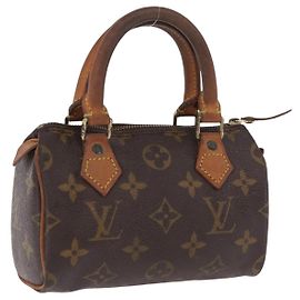LOUIS VUITTON Monogram Mini Speedy Handtasche M41534 LV Auth bs36105 Monogramm