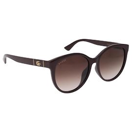 Óculos de sol GUCCI GG Marmont de plástico marrom e dourado GG0636SK Auth SW2616V Marrom Dourado