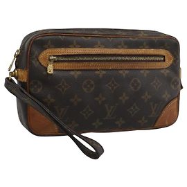 LOUIS VUITTON Monogram Marly Dragonne GM Clutch Bag M51825 LV Auth ep15334 Monograma