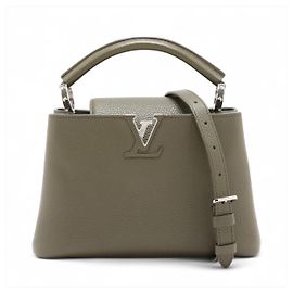 Louis Vuitton Sac à main Capucines BB Taurillon Leather Vert Vert