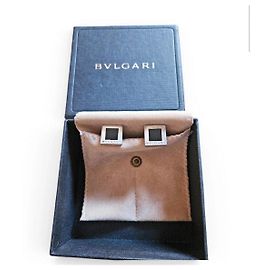 Bulgari Bvlgari Gemelli in Argento e Onice Nero Argento