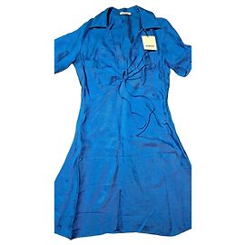 Robe Sandro Pompei bleue à nouer Bleu