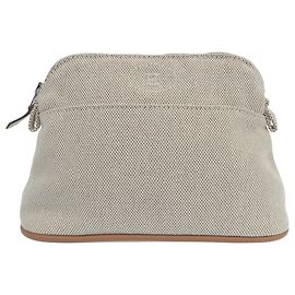 Hermès HERMES Bolide Mini Pouch Beige