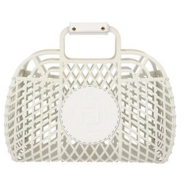 Fendi Medium Basket Handbag White
