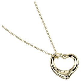 Tiffany & Co Collier Open Heart TIFFANY&Co. Au750 Doré