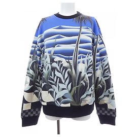 Sweatshirt en coton technique imprimé Louis Vuitton Noir Autre