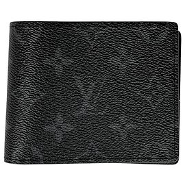 Louis Vuitton Portefeuille Slender Bi-fold Wallet Black