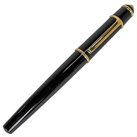 Füllfederhalter Cartier Diabolo Schwarz Golden