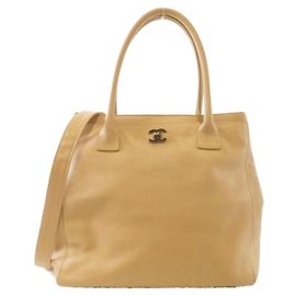 Bolso de Hombro Chanel Executive Line 15201 Beige