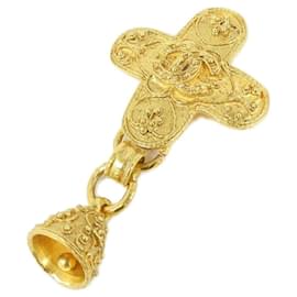 Broche Chanel dorée Doré