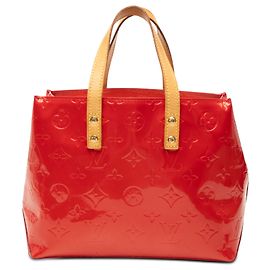 Louis Vuitton Red Monogram Vernis Reade PM Rouge
